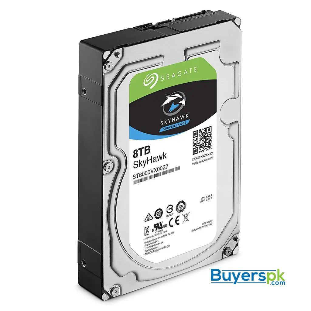 Seagate SkyHawk 8TB Surveillance Hard Drive - SATA 6Gb/s 256MB Cache 3.5-Inch Internal Drive (ST8000VX0022) 3 Yrs Warranty - Hard Drive Seagate SkyHawk 8TB Surveillance Hard Drive - SATA 6Gb/s 256MB Cache 3.5-Inch Internal Drive (ST8000VX0022) 3 Yrs Warranty - Hard Drive